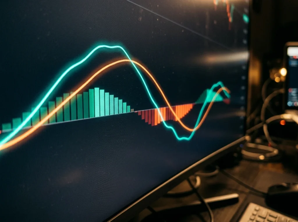 MACD (Moving Average Convergence Divergence, схождение и расхождение скользящих средних) — это индикатор, который измеряет соотношение двух экспоненциальных скользящих средних цены. В русскоязычной среде его часто называют просто «макд». 