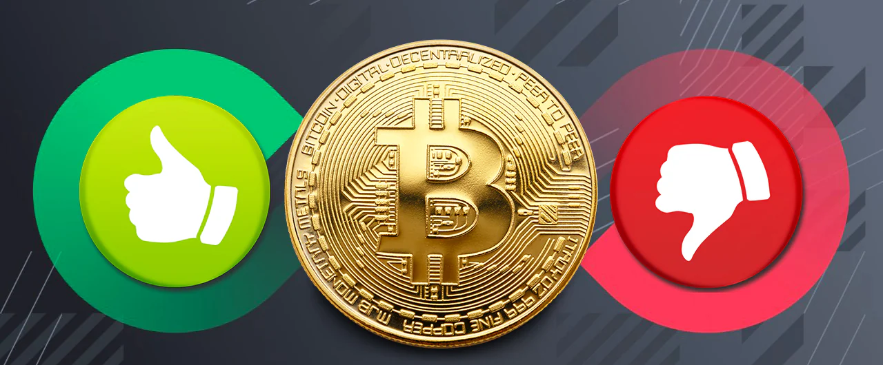 Advantages and disadvantages of bitcoins